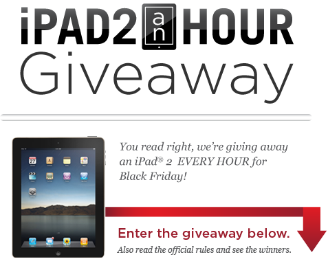 iPad 2 an Hour Giveaway